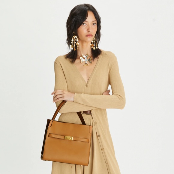 💰SOLD - 75182 - Tory Burch Small Lee Radziwill Double Bag - Picture 13 of 14